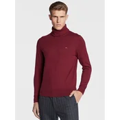 Tommy Hilfiger Golf Pima MW0MW28048 Bordo rdeča Regular Fit