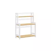 Songmics Stojalo za začimbe 3 nivoji 18x41x53 cm rjavo