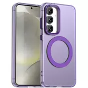 Hibridni ovitek Techsuit CandyCase MagSafe za Samsung Galaxy S24 FE - purple