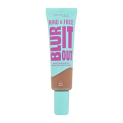 Rimmel Kind & Free Blur It Out Mattifying Skin Tint puder mastna koža 30 ml Odtenek 503 mocha