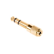 shumee Jack konektor 6.3/3.5 gold-metal
