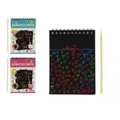 Teddies Zapisnik Scribble/Scratch 10 listov 10x14cm