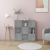 Ormaric za knjige boja hrasta 90 x 30 x 90 cm konstruirano drvo