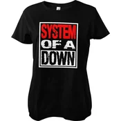 System of a Down Logo Black M Ženske Majica