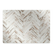 Decormat Podloga za pisarniški stol Lesena tla 140x100 cm 2 cm
