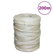 Vidaxl Vrv iz 100 % sisala 3 mm 200 m