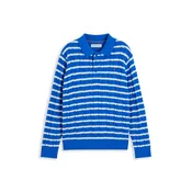TOMMY HILFIGER Pulover modra/bela