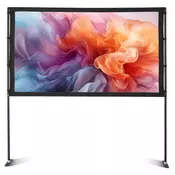 VEVOR Projekcijsko platno SS-TB80 1830x1740x400 mm Črno
