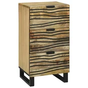 Komoda s ladicama Smeda 40 x 33 x 75 cm masivno drvo manga
