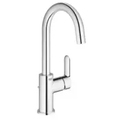 GROHE enoročna armatura za umivalnik BauEdge s plastičnim zgornjim delom sifona (23760000)