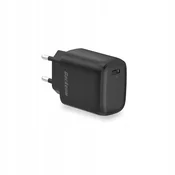 shumee QACKENM hitri polnilnik USB-C 20W za iPhone, iPad, AirPods, črne barve