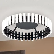 ORION Mansion LED stropno svjetlo, crno-bijelo O 43 cm - Dnevni boravak/blagovaonica - Moderan - crno i bijelo - Metal