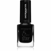 Dermacol 5 Day Stay dugotrajni lak za nokte nijansa 55 Black Onyx 11 ml