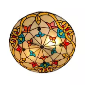 Brilagi - Tiffany vitražna plafonska lampa MIRABELLA 3xE27/60W/230V precnik 40 cm