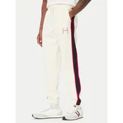 Tommy Hilfiger Spodnji del trenirke Pique MW0MW44995 Kremna Regular Fit