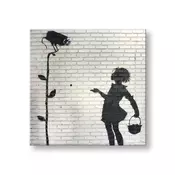 Slika na platnu KVADRAT Street ART – Banksy (moderne slike na)