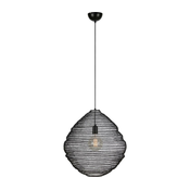 Markslöjd 108772 - Luster na sajli TAZZA 1xE27/40W/230V crna