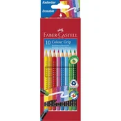 Barvice faber-castell grip z radirko 10/1 FABER-CASTELL