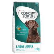 2 x 12 kg/4 kg/1,5 kg Concept for Life za pse po posebni ceni! - Large Adult (2 x 12 kg)
