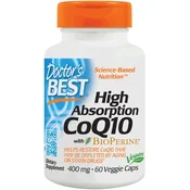 Visoka absorpcija CoQ10 z BioPerinom, 400 mg - 60 kapsul