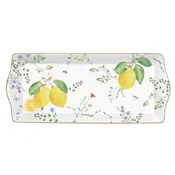 Serving tray, porcelain, 35 x 15 cm, Fleurs et Citrons - Nuova R2S