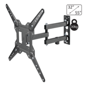 HOME Nosac za TV prijemnike LCDH 291, 32 - 55, 30kg, zidni, full motion,