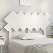 Vidaxl vidaXL Vzglavje postelje belo 122,5x3x80,5 cm masivni borov les
