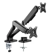 Techly Plinski nosilec za 2 monitorja 17-32, do 9 kg, vrtljiv