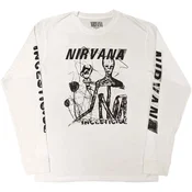Nirvana Incesticide (Back & Sleeve Print) White XL Majica