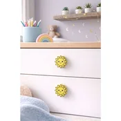 Günes 4 YellowBlack Decorative Handle Set