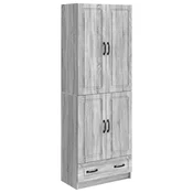 vidaXL Set omar 2 pcs Siva Sonoma Inženirski les