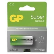 Baterija GP SUPER alkalna LR14 C 2 kos 2/1