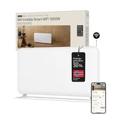 MILL panelni konvekcijski radiator Wi-Fi 1500W bel jeklo PA1500WIFI4A
