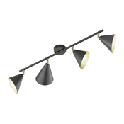 Wofi 70108G - Stropna lampa GLORIA 4xE14/28W/230V