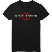 Queens Of The Stone Age Text Logo Black XL Majica
