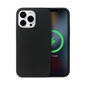 shumee Crong Color Cover Magnetic - iPhone 13 Pro Max MagSafe Case (črna)