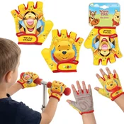 Disney DISNEY Medvedek Pu Otroške zaščitne rokavice za kolesa in skuterje z zaponkami na sprijemalni trak, za dečke