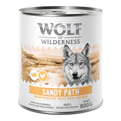 Wolf of Wilderness Adult “Expedition” 6 x 800 g - Sandy Path - perutnina s piščancem