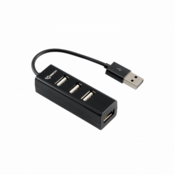 USB HUB SBOX H-204 USB-2.0 4 PORT BLACK