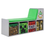Minecraft OTROŠKA KLOP MINECRAFT 119/60/30 cm siva, zelena, večbarvno
