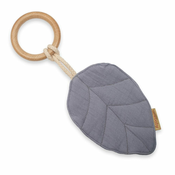 NEW BABY Leaf Zobotrebec za dojenčka Leaf siv