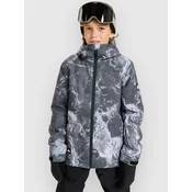 Quiksilver Mission Printed Kids Jacket thermostamp grayscale