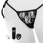 Vibrator za Gacice na Daljinski Upravljac Charged Crni The Screaming O 12785