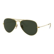 Ray Ban Unisex suncane naocare 0RB3025 W3400 58 Aviator, Crno- zlatne boje
