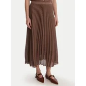 Marella Plisirano krilo Gabbia 2613101085 Rjava Regular Fit