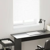 vidaXL Okenski nadstrešek Bela 80 x 20 x 4,5 cm PVC