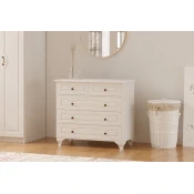 HANAH HOME Bela mat komoda Rb 180