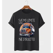 MAFIMI Muška majica Sve mi uzmite samo kamion ne dirajte, Crna