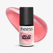 Neess Jelly Base za hibridne lake za nohte, jagoda 4 ml