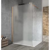 VARIO GOLD MATT Enodelna steklena plošča za prhanje, stenska montaža, mat steklo, 900 mm - Gelco - VARIO - 36 - Enostranski fiksni zaslon - 2000 - 900 - 8 - 14